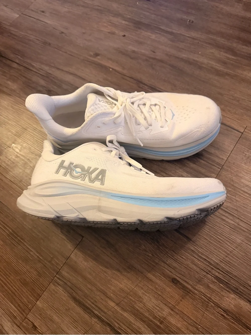 Hoka Men's White Athletic Running Shoes